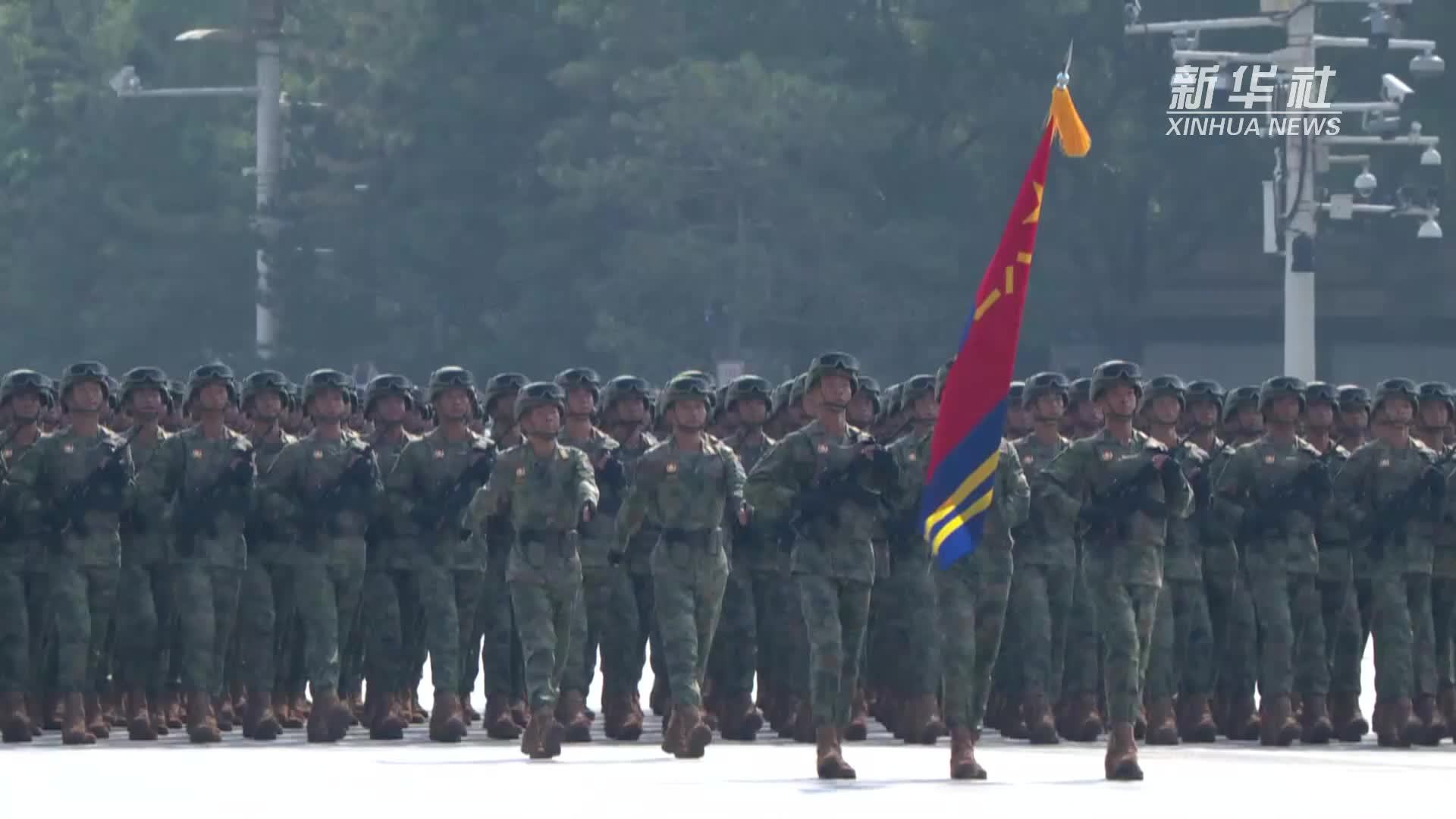 阅兵现场丨三支新兵种首次亮相