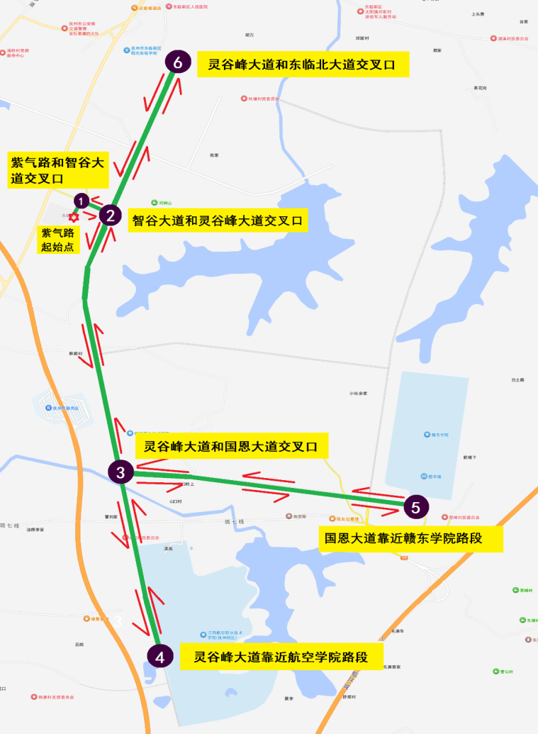 高教園區路線圖