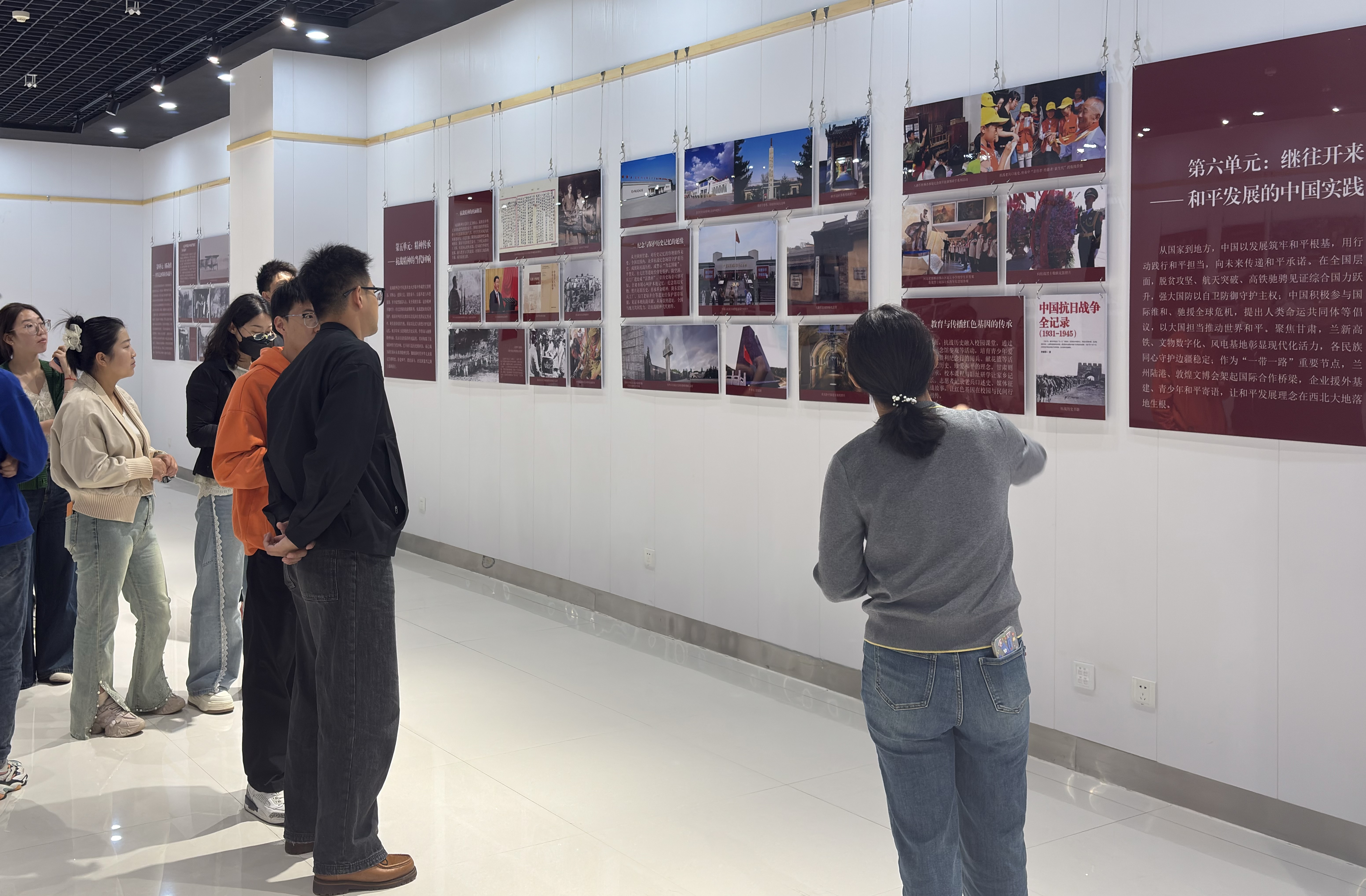 新区群众参观展览