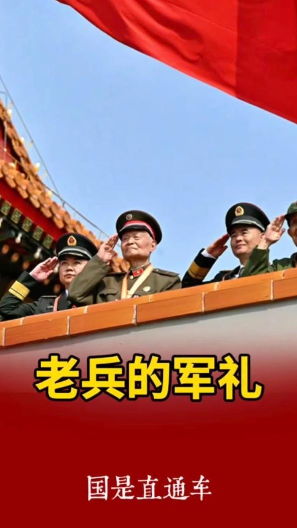 老兵的军礼 #九三阅兵 #抗战胜利80周年