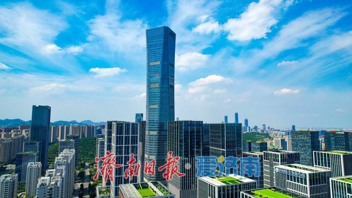 一年四季 泉在济南丨初秋晴好 济南展现云淡风轻诗意画卷