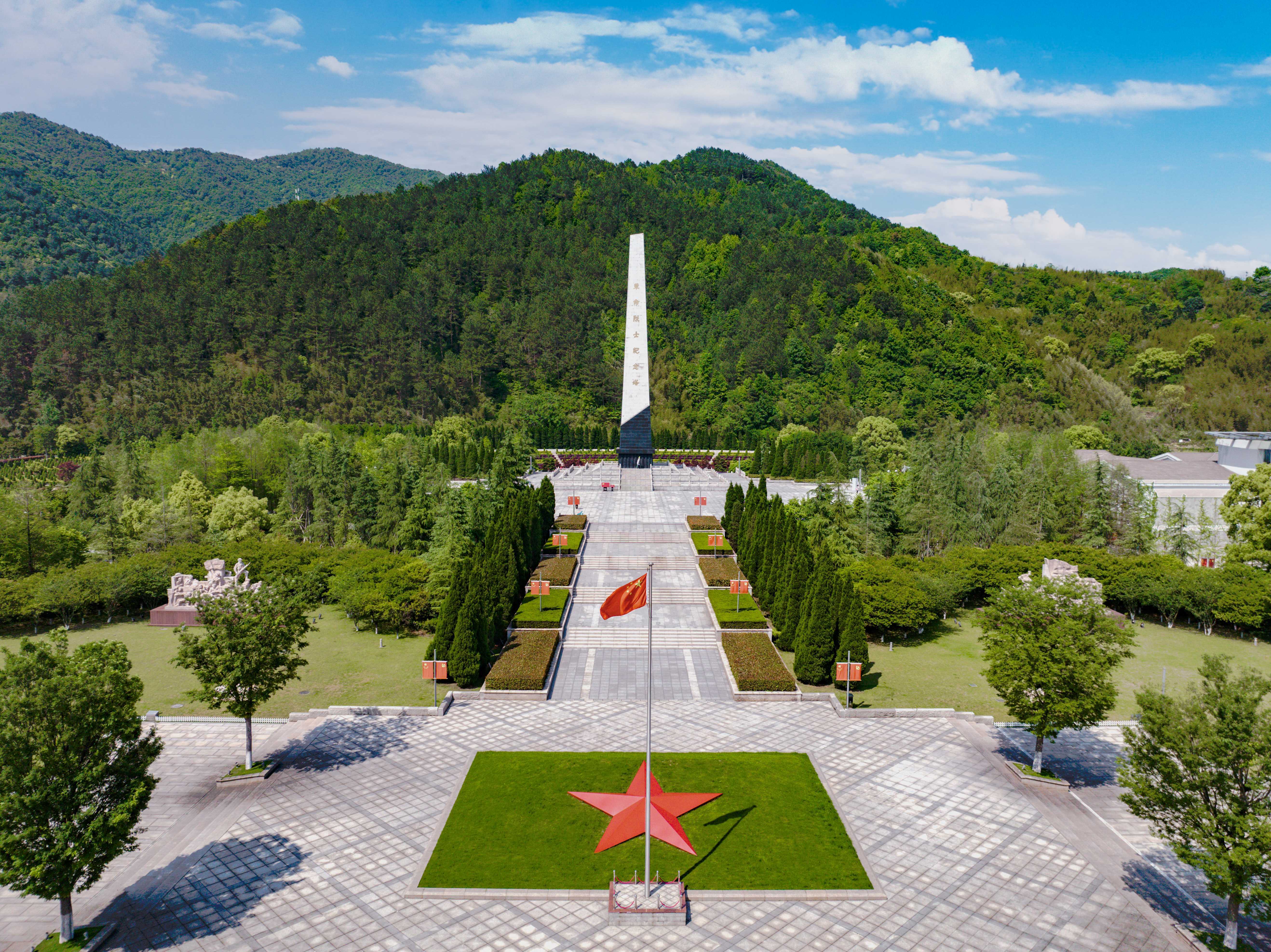 宁波樟村四明山革命烈士陵园。(图片由宁波樟村四明山革命烈士陵园提供)