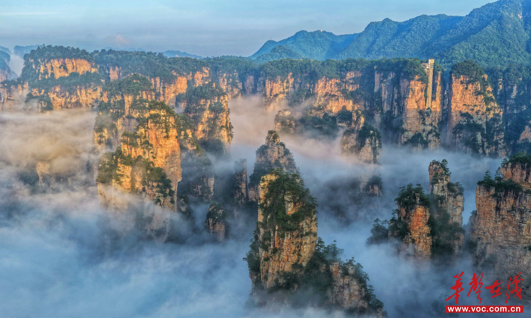 武陵源云海美景。彭斌 摄