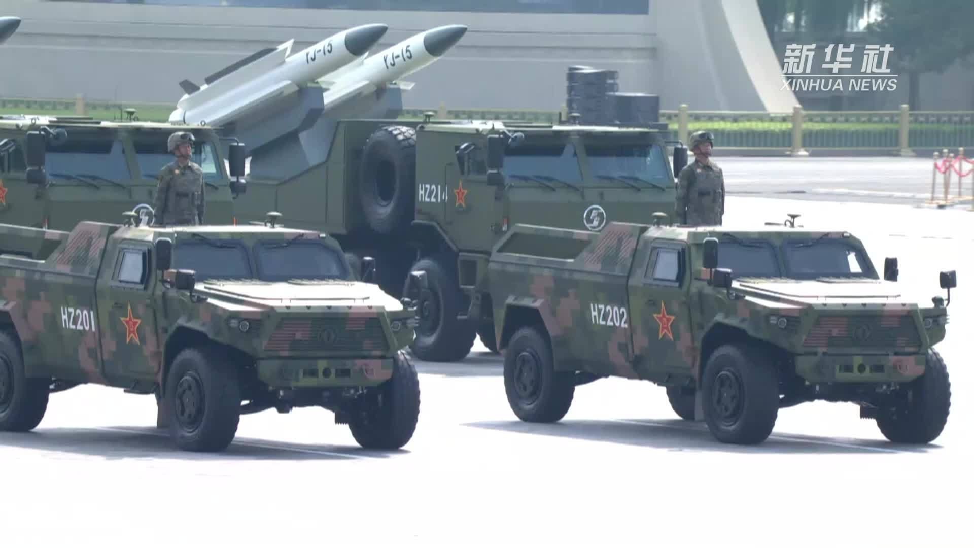 阅兵现场丨反舰导弹方队：打击海上之敌的“尖兵利器”