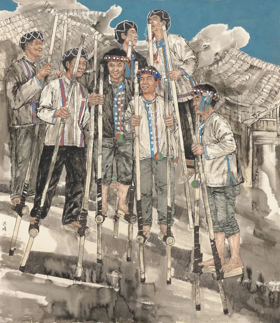 王洪娟 《嘎汤帕节》 165x190cm