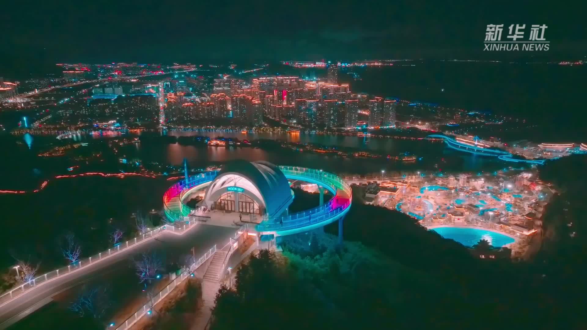 浙江乐清：华灯璀璨映万家