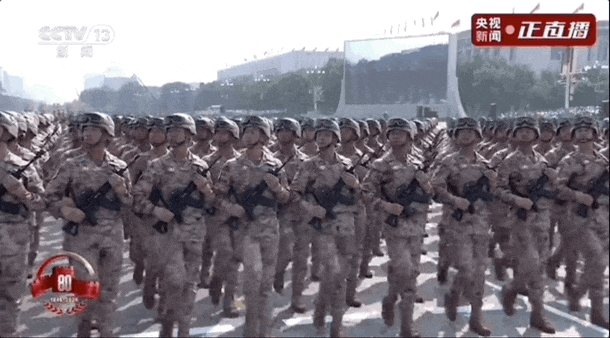 96米128步　甘肃的他们亮相九三阅兵方队