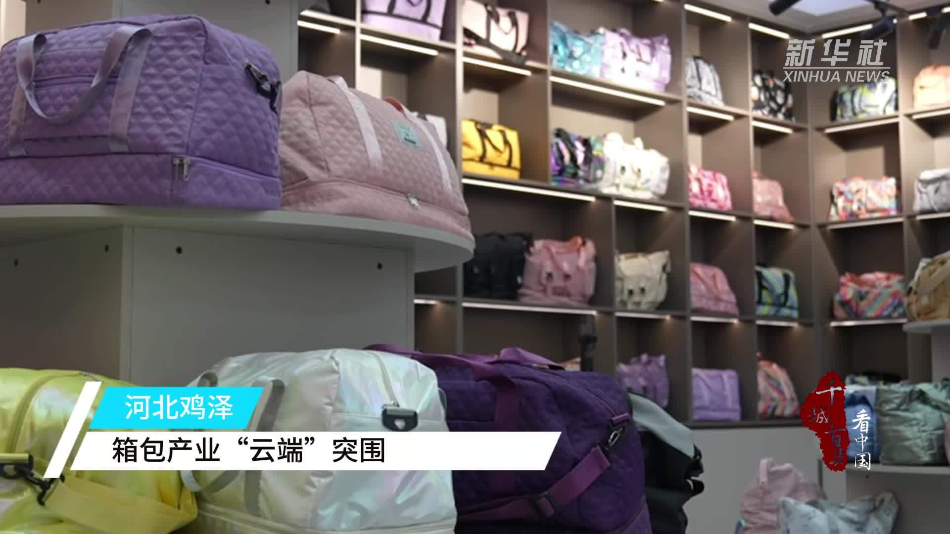 千城百县看中国｜河北鸡泽：箱包产业“云端”突围