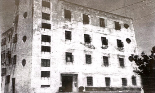 南昌飛機制造廠指揮塔樓(攝于1950年)。