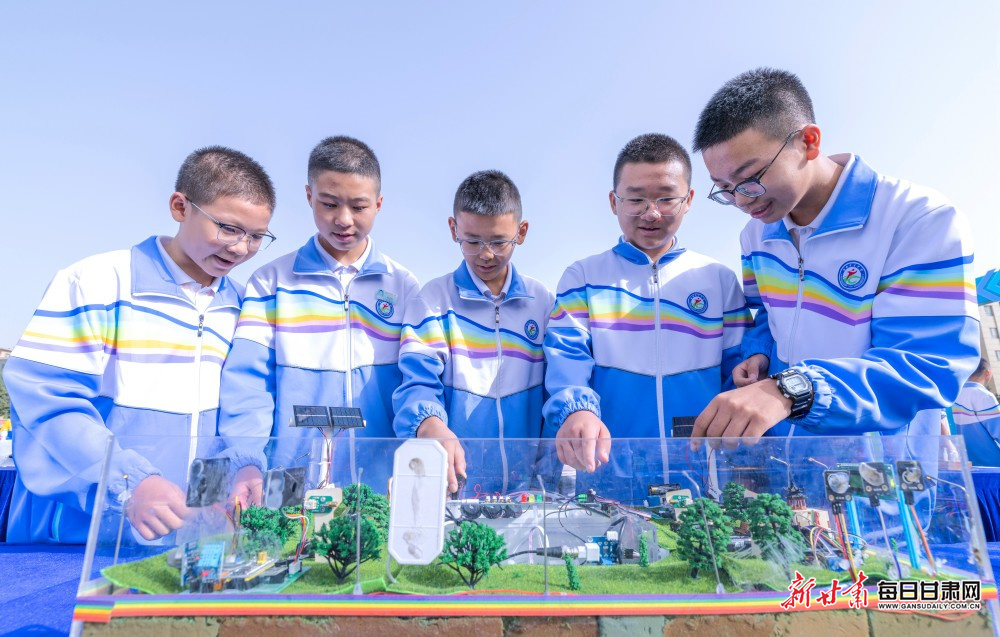 甘肃张掖科普集市进校园