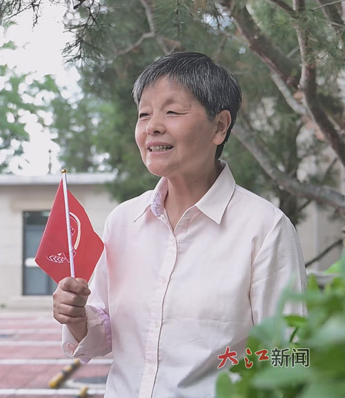 甘公榮接受記者采訪。(受訪者供圖)