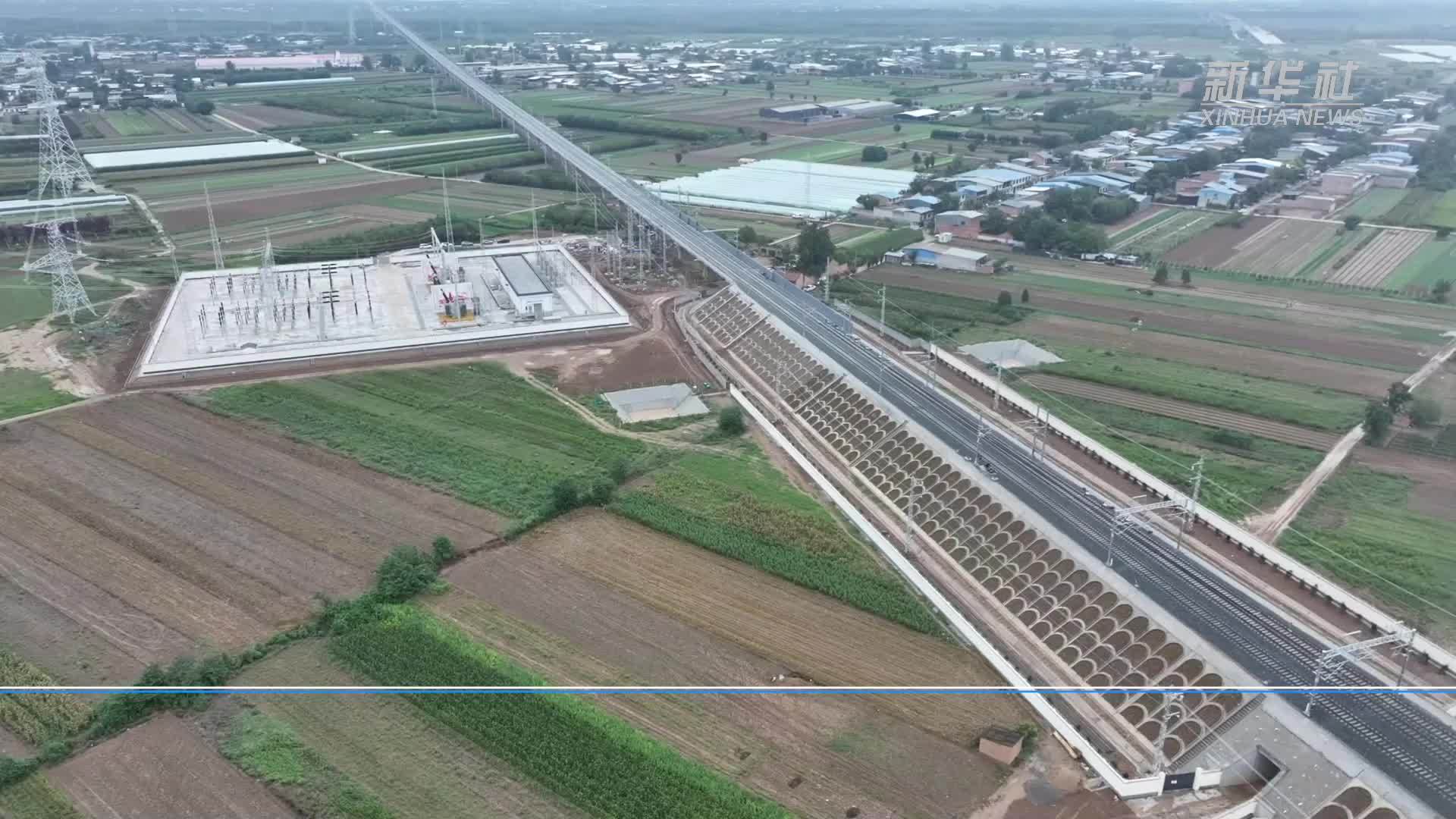 西延高铁全线接触网送电成功