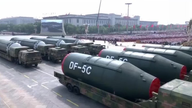 专家：东风-5C可携带10枚分导弹头，战力倍增