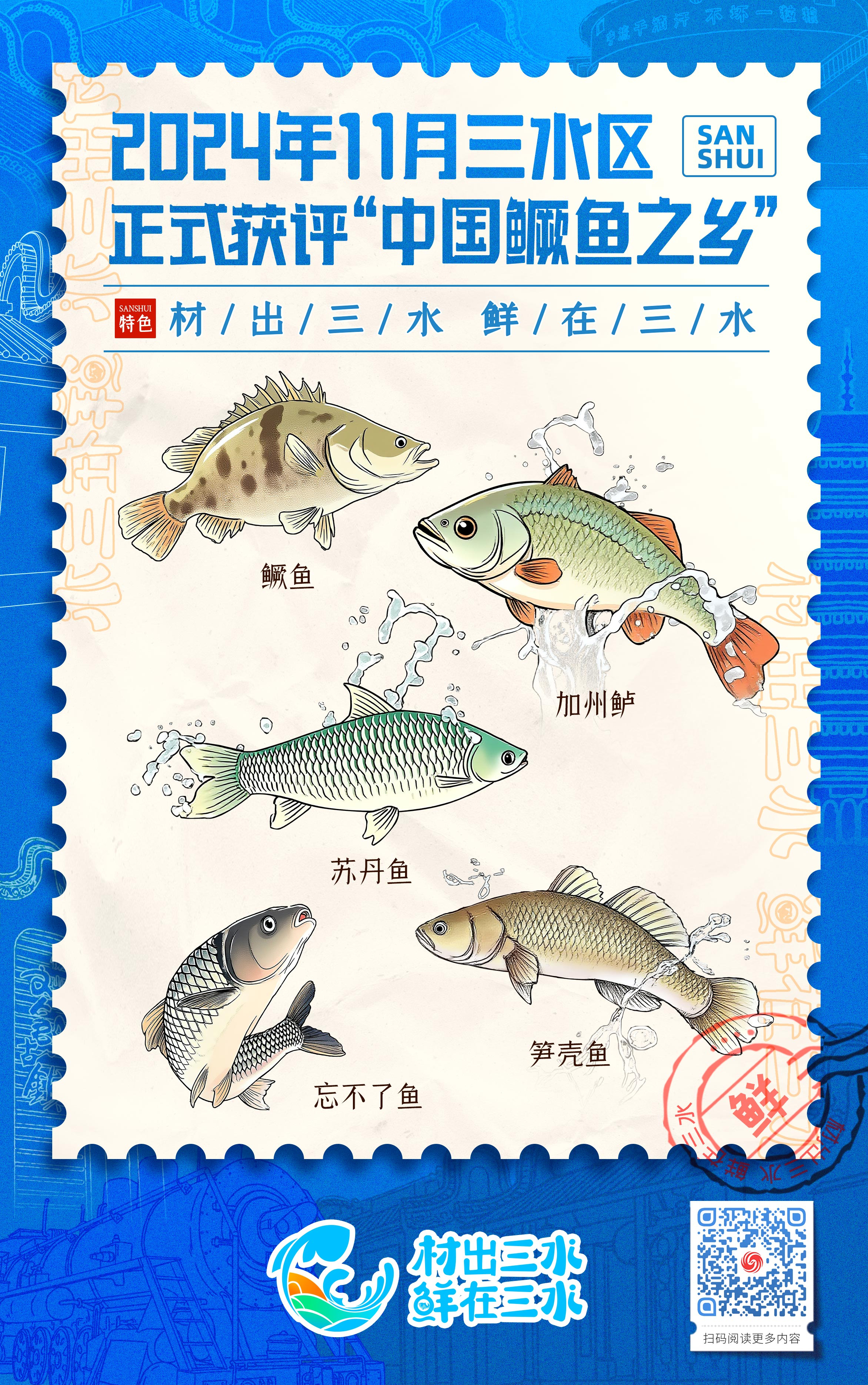 海报|“材出三水 鲜在三水”VI视觉系统对外全新亮相