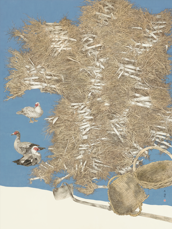 吴鸿慧 《稷满庭硕》 156x190cm