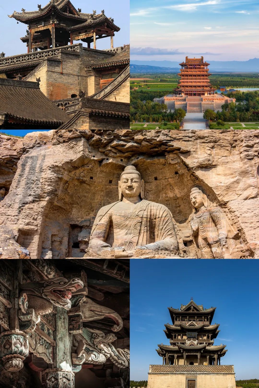 部分山西古建 图源:山西文旅融媒体中心