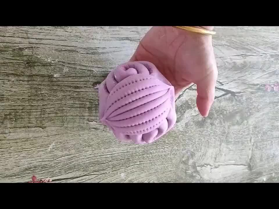 简单又好看的花样馒头慢动作手法教程！太好看了，你学会了吗