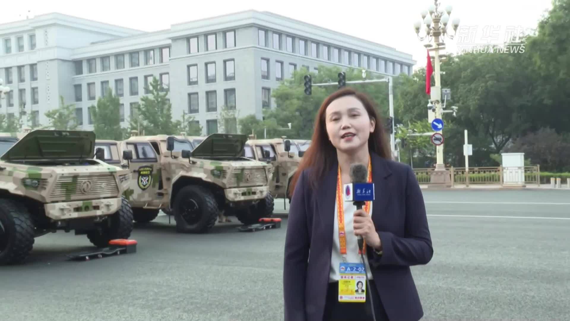 阅兵现场丨战旗方队将引领钢铁洪流接受检阅