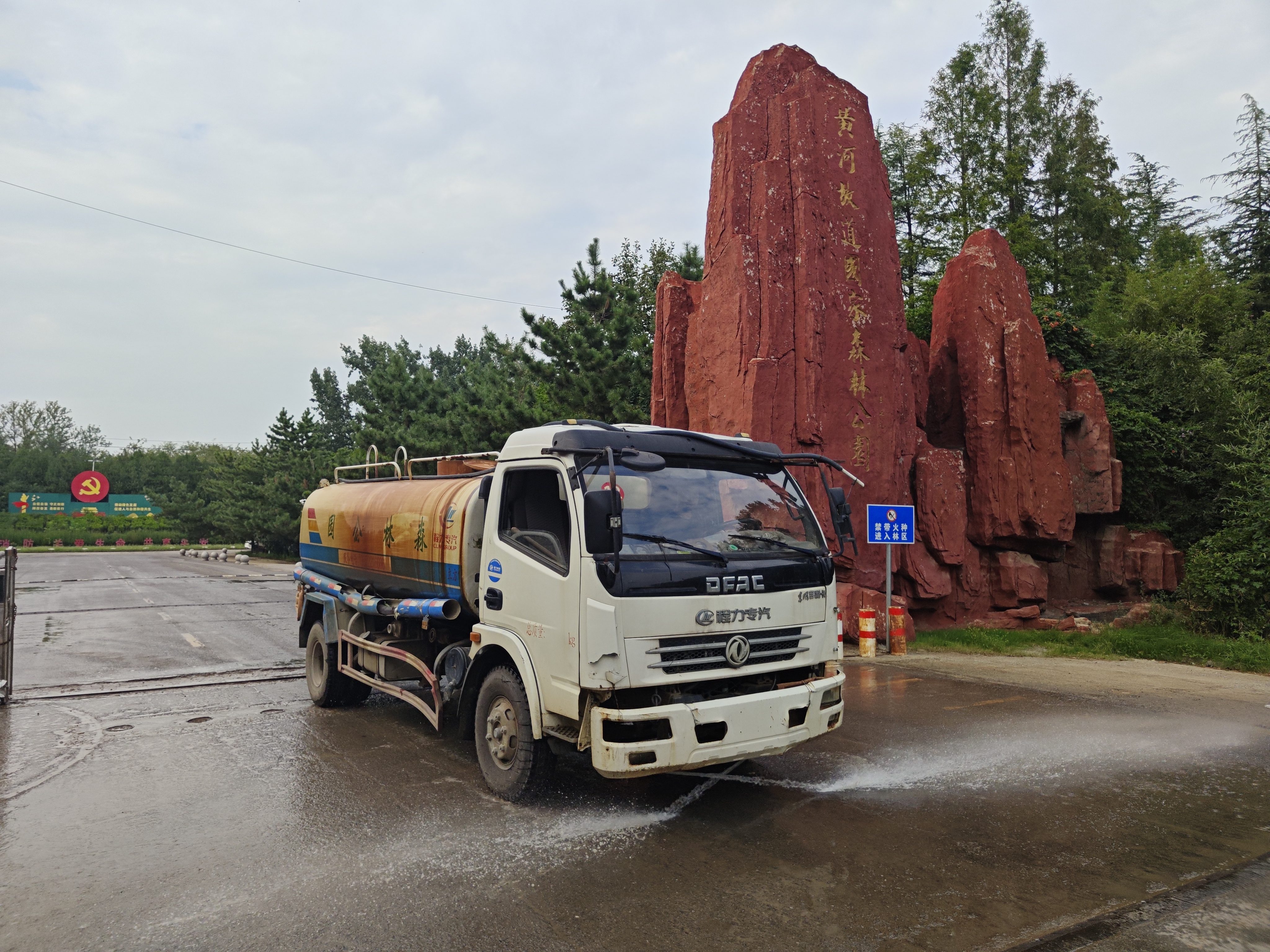 國有商丘梁園林場積極開展林區環境整治行動