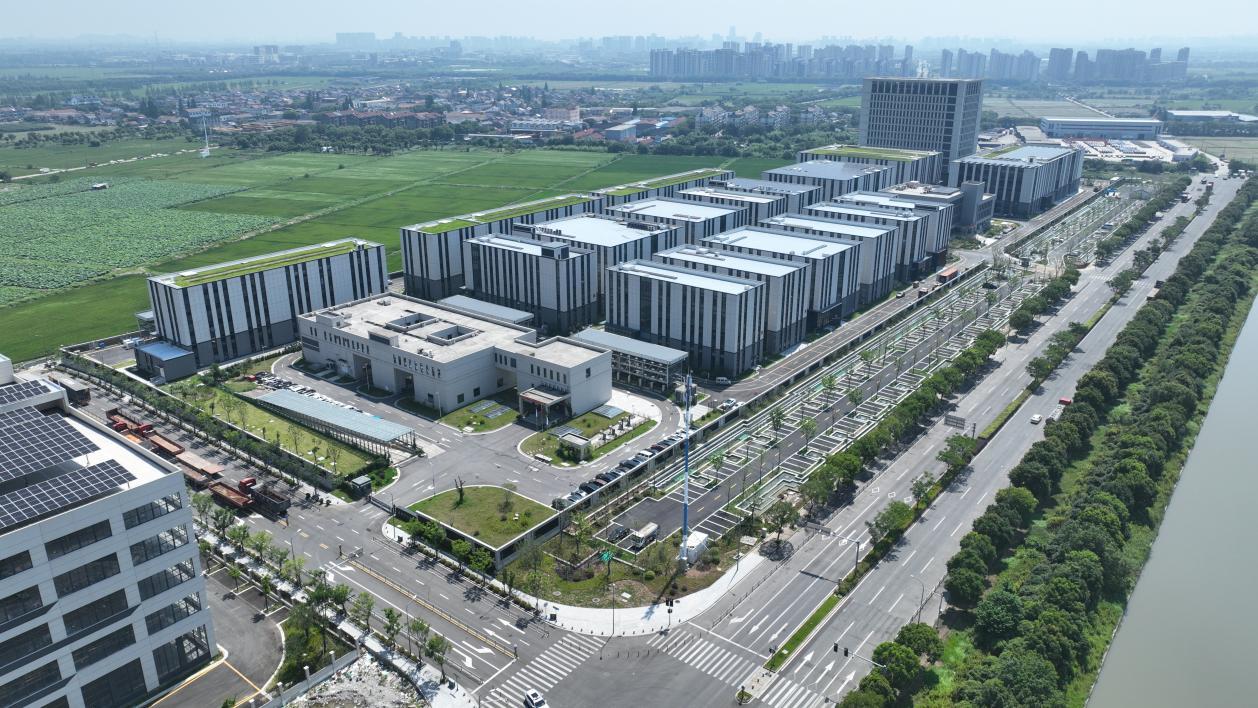 庄桥净化水厂地上实拍图