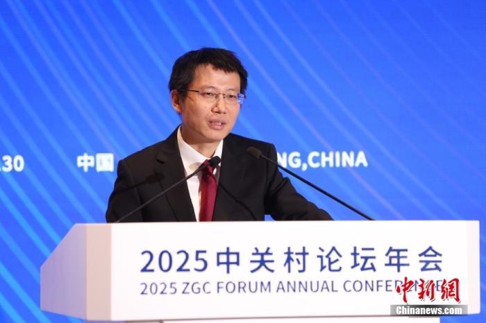 图为中科寒武纪科技股份有限公司董事长、总经理陈天石。 中新社记者 蒋启明 摄