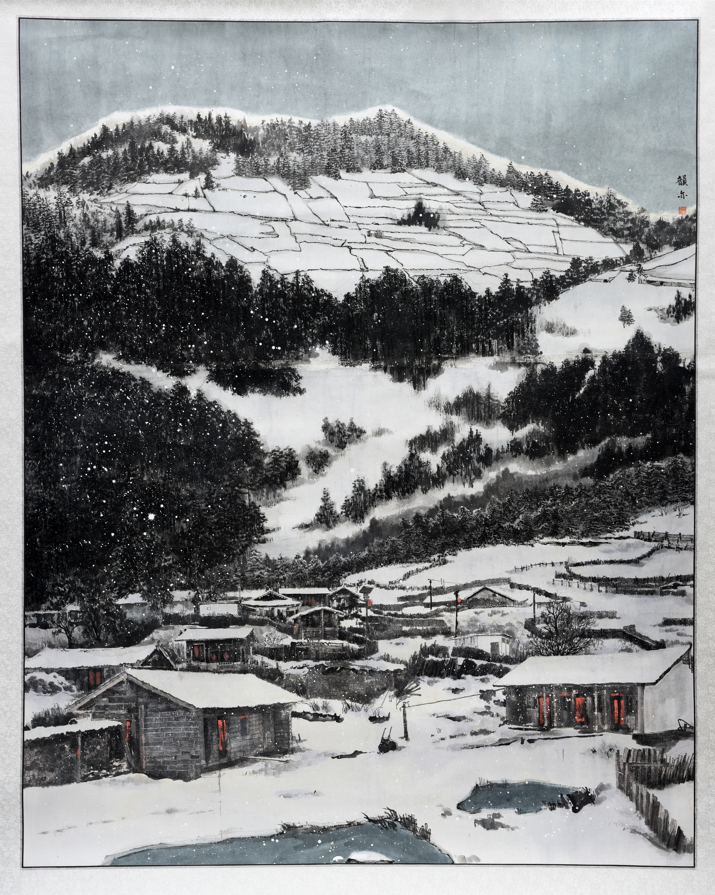 朱韵亦 《雪域乡韵》 155x194cm