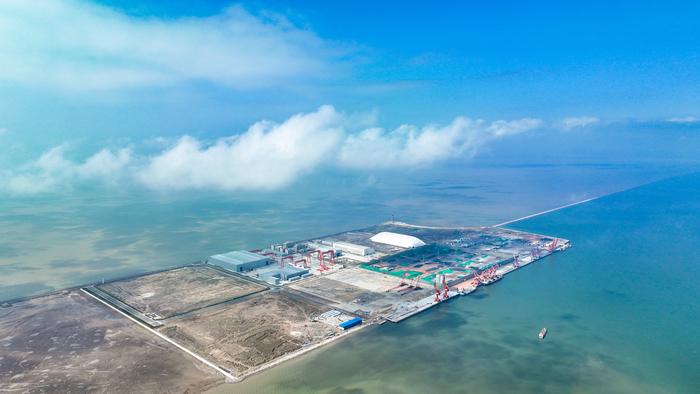 △东营海上风电装备产业园鸟瞰