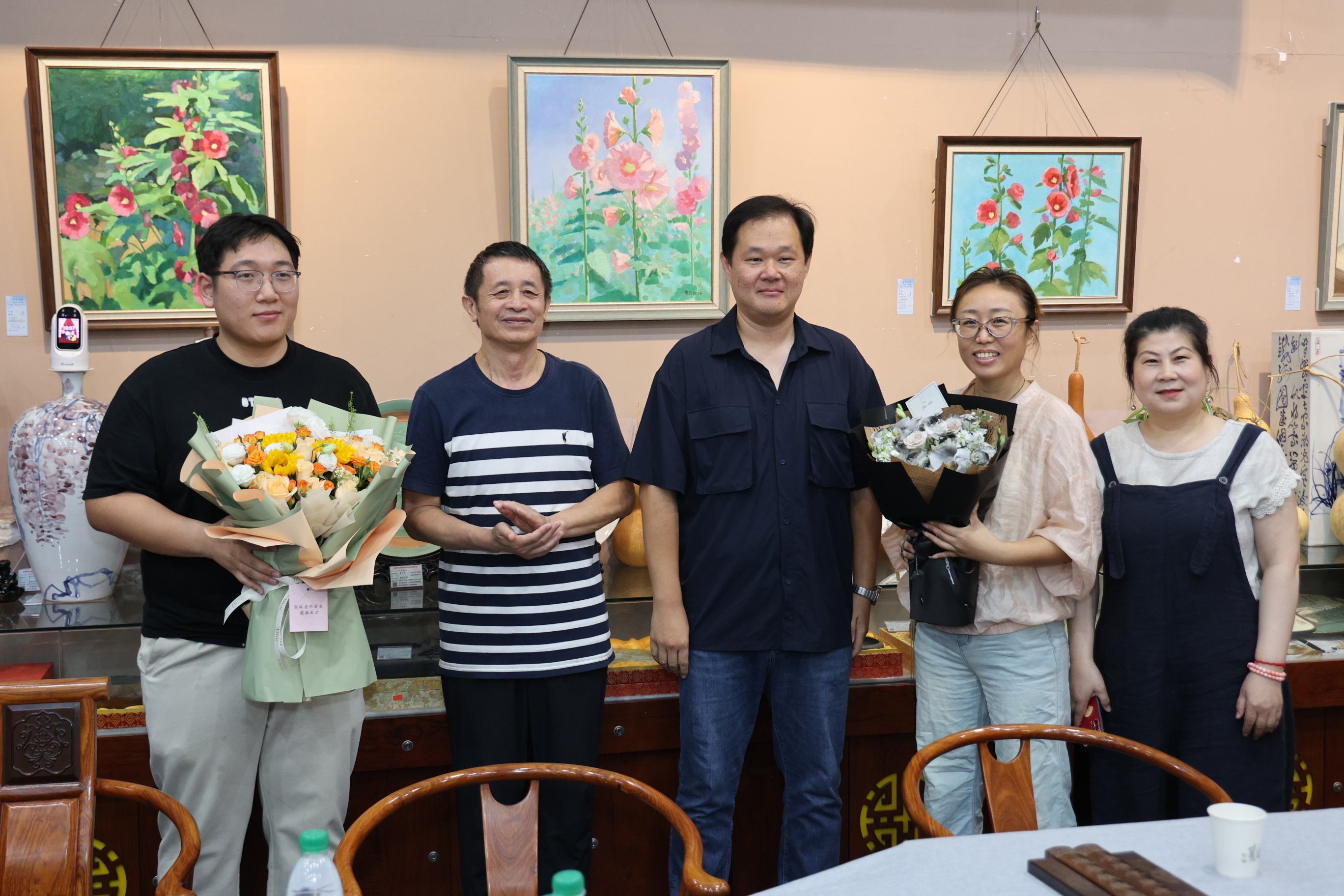 河北沧州：“方寸之间”献礼第41个教师节林鸰、殷实油画小品展开幕