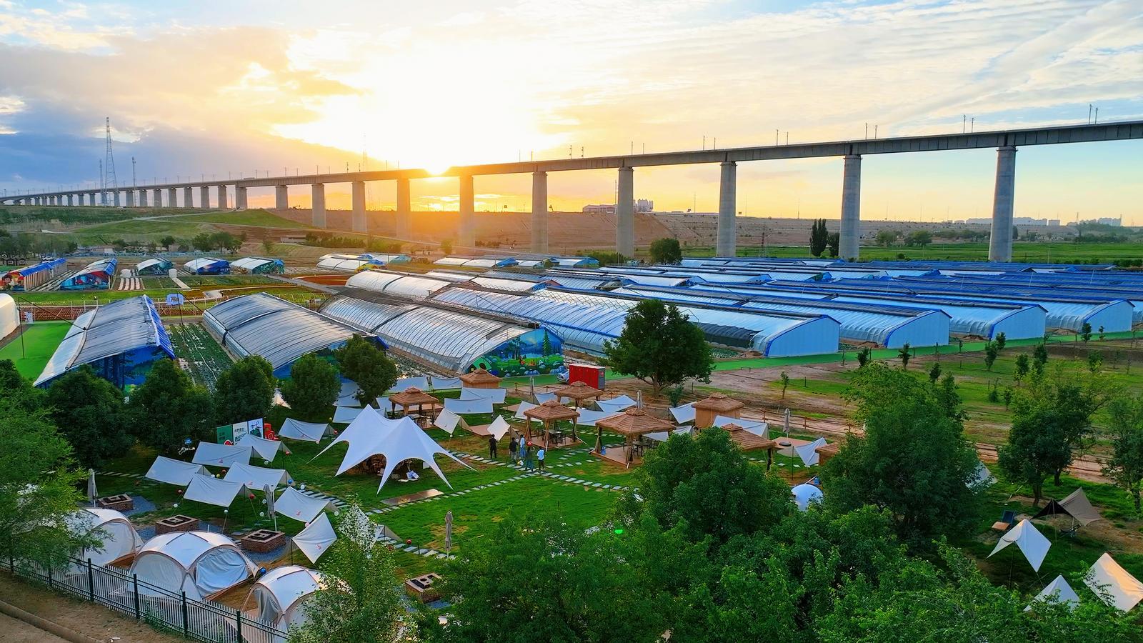 ▲秦东生态农场