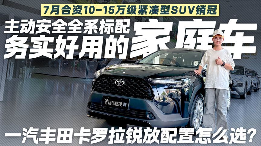 安全系数拉满！务实最好用的家庭车 卡罗拉锐放该怎么选配？