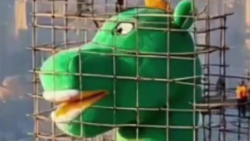 “绿马”成兰山新地标？兰州城关区文旅局：是AI特效！