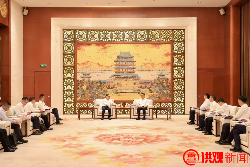 李红军、高世文会见中国长安汽车集团朱华荣一行