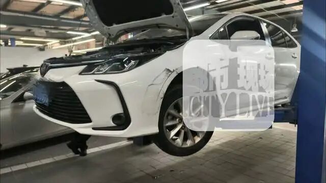南昌丰田4S店被指故意“扩损” 出现在车损单的减震器并未更换