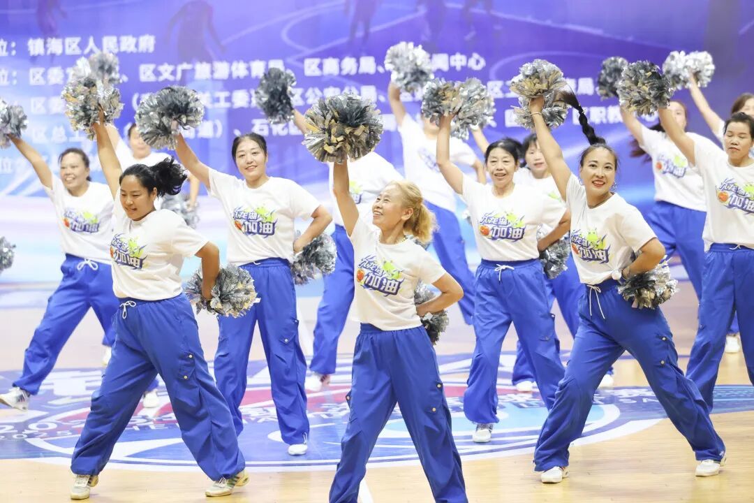 “镇BA”中场表演