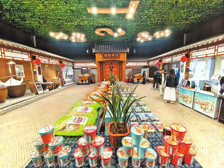 河南盛田農業有限公司粉品系列展示。宋廣軍 攝