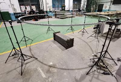 ▲环向滑轨检测