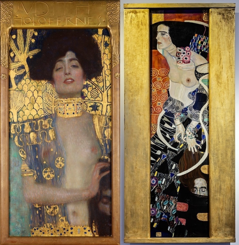克里姆特,《朱迪斯与赫罗弗尼斯的头颅》,1901年与1909年