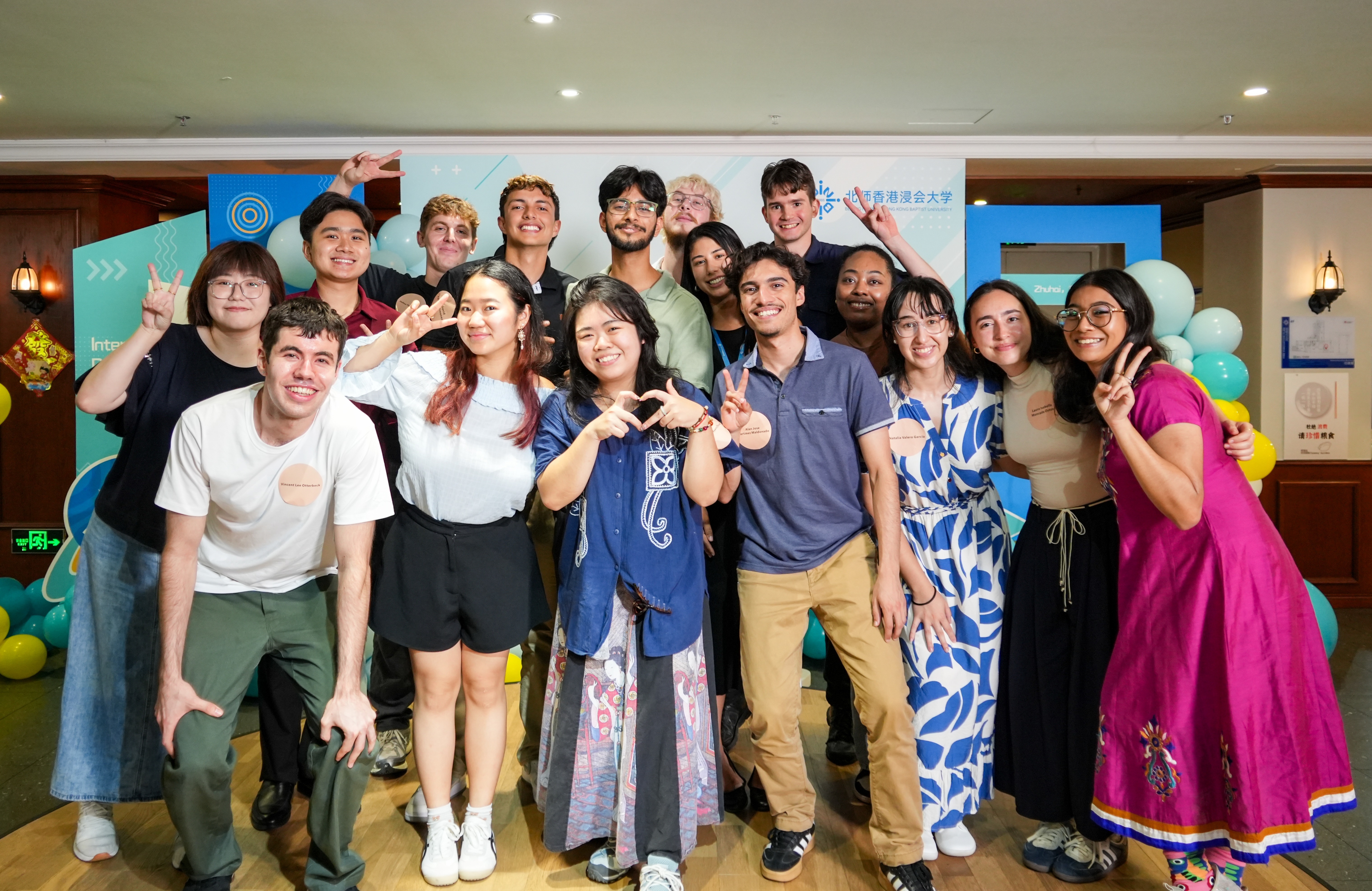 北师香港浸会大学（BNBU）国际生欢迎晚宴洋溢着欢乐的气氛（摄：何秋蓓）