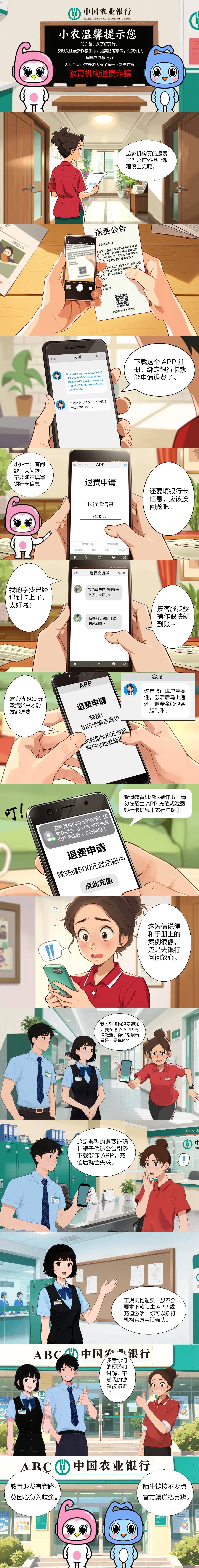 绿色守护｜反诈小剧场：内部退学费？新型教育诈骗正在蔓延