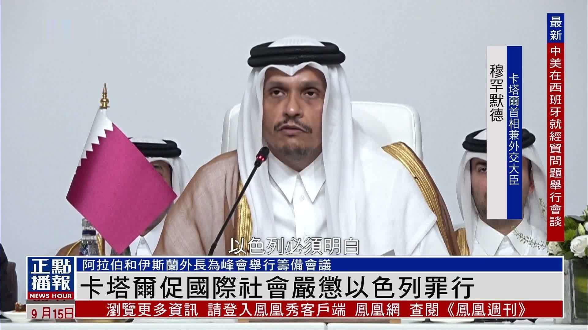 卡塔尔促国际社会严惩以色列罪行