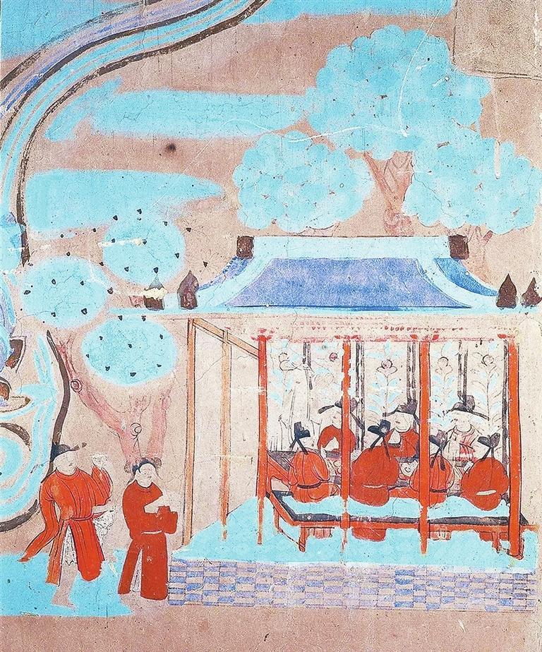 莫高窟第108窟　宅子酒肆