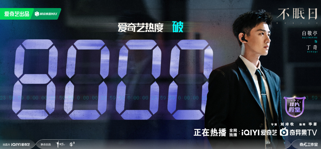 截至发稿前,《不眠日》在爱奇艺站内热度破8000。