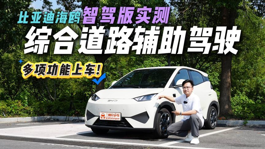 智驾小车只需8万？实测比亚迪海鸥天神之眼C辅助驾驶三目版