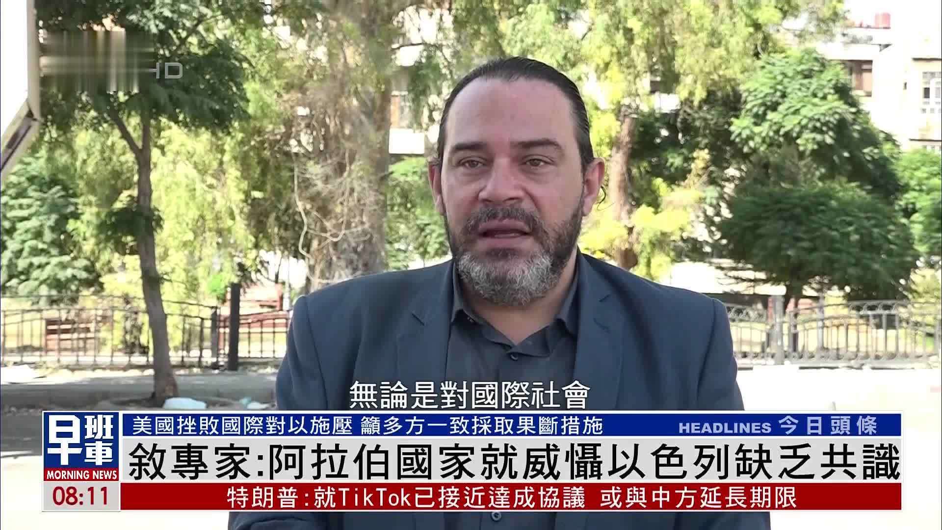 叙利亚专家：阿拉伯国家就威慑以色列缺乏共识