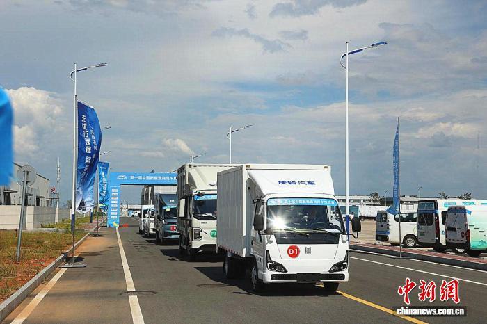 近日，NEVC2025第十届中国新能源商用车挑战赛在江西上饶经开区举行。主办方供图