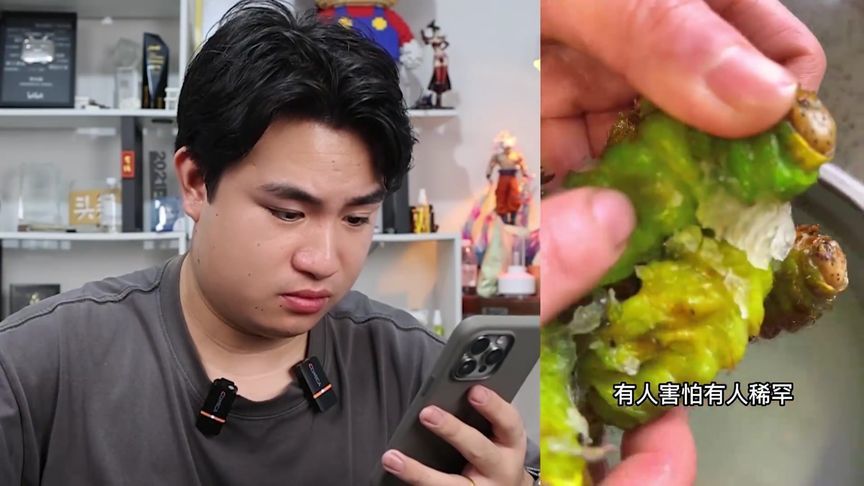 试吃东北特产“大青蚕”据说吃上一口都忘不了，味道能有多好吃