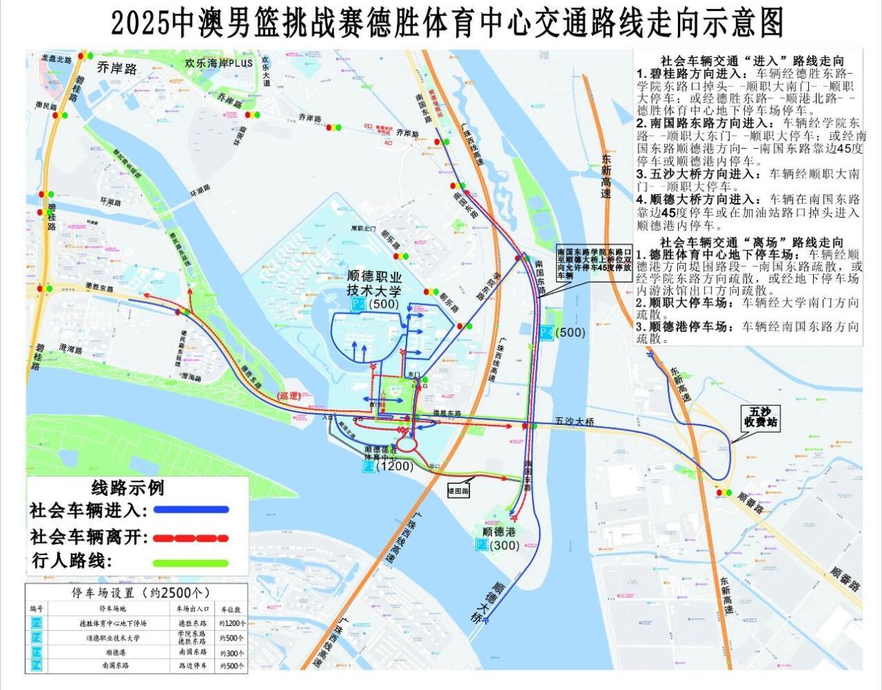 2025中澳国际男篮挑战赛打响在即，交通管制+停车指引来了！