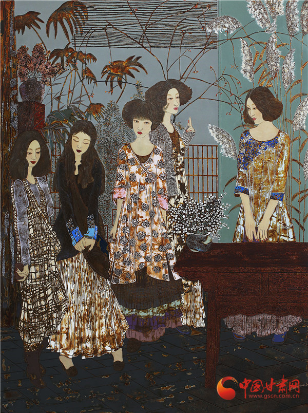 《那年时光》入选“第三届中国（宁波北仑）青年漆画大展”、荣获第四届甘肃省美术“金驼奖”银奖