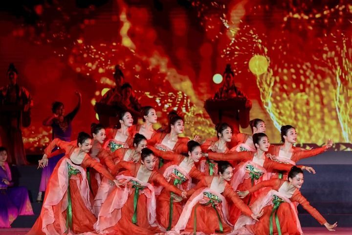 2023年9月22日徐州汉文化旅游节节目表演。受访者供图