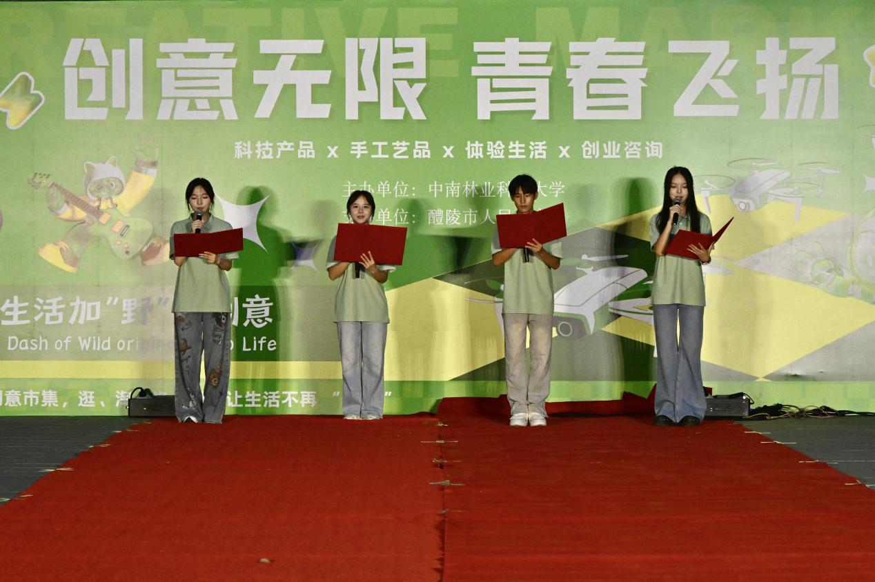 中南林业科技大学“创意无限，青春飞扬”创意集市圆满举办，点燃创新创业新活力